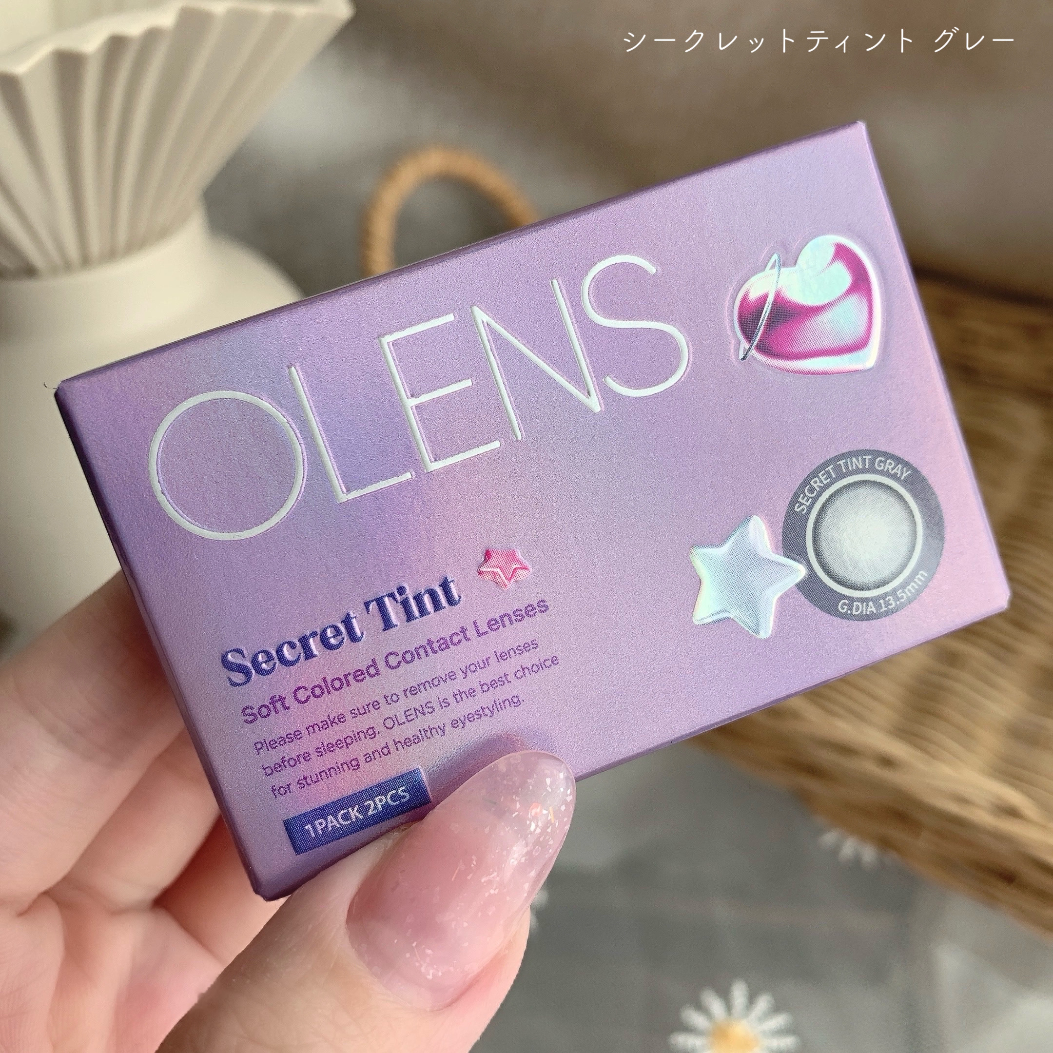 secret tint/OLENS/１ヶ月（１MONTH）カラコンを使ったクチコミ（3枚目）