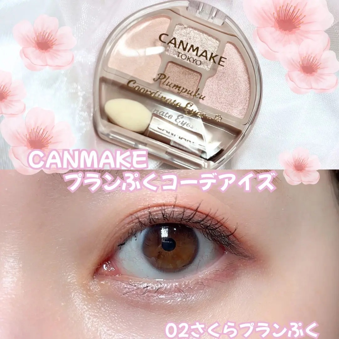 プランぷくコーデアイズ/キャンメイク/パウダーアイシャドウを使ったクチコミ（1枚目）