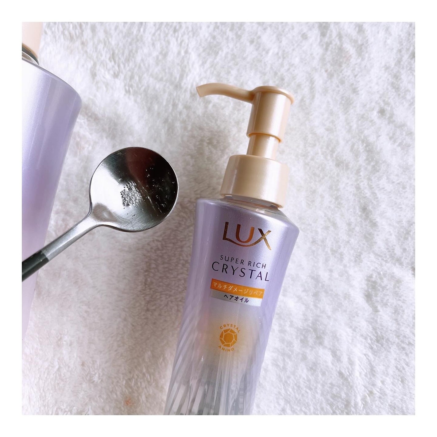 スーパーリッチクリスタル マルチダメージリペア シャンプー/トリートメント/LUX/市販シャンプーを使ったクチコミ(5枚目)