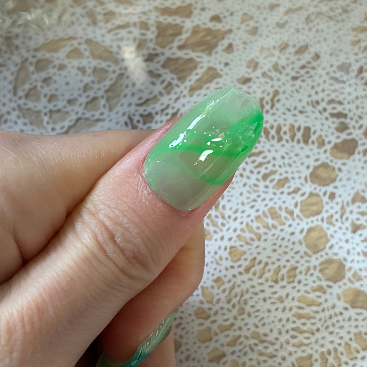 ジェルネイル(ライト対応)/セリア/ジェルネイルを使ったクチコミ(5枚目)