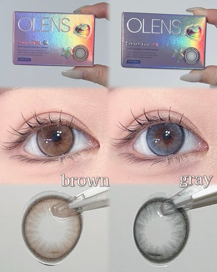secret tint/OLENS/1ヶ月(1MONTH)カラコンを使ったクチコミ(4枚目)