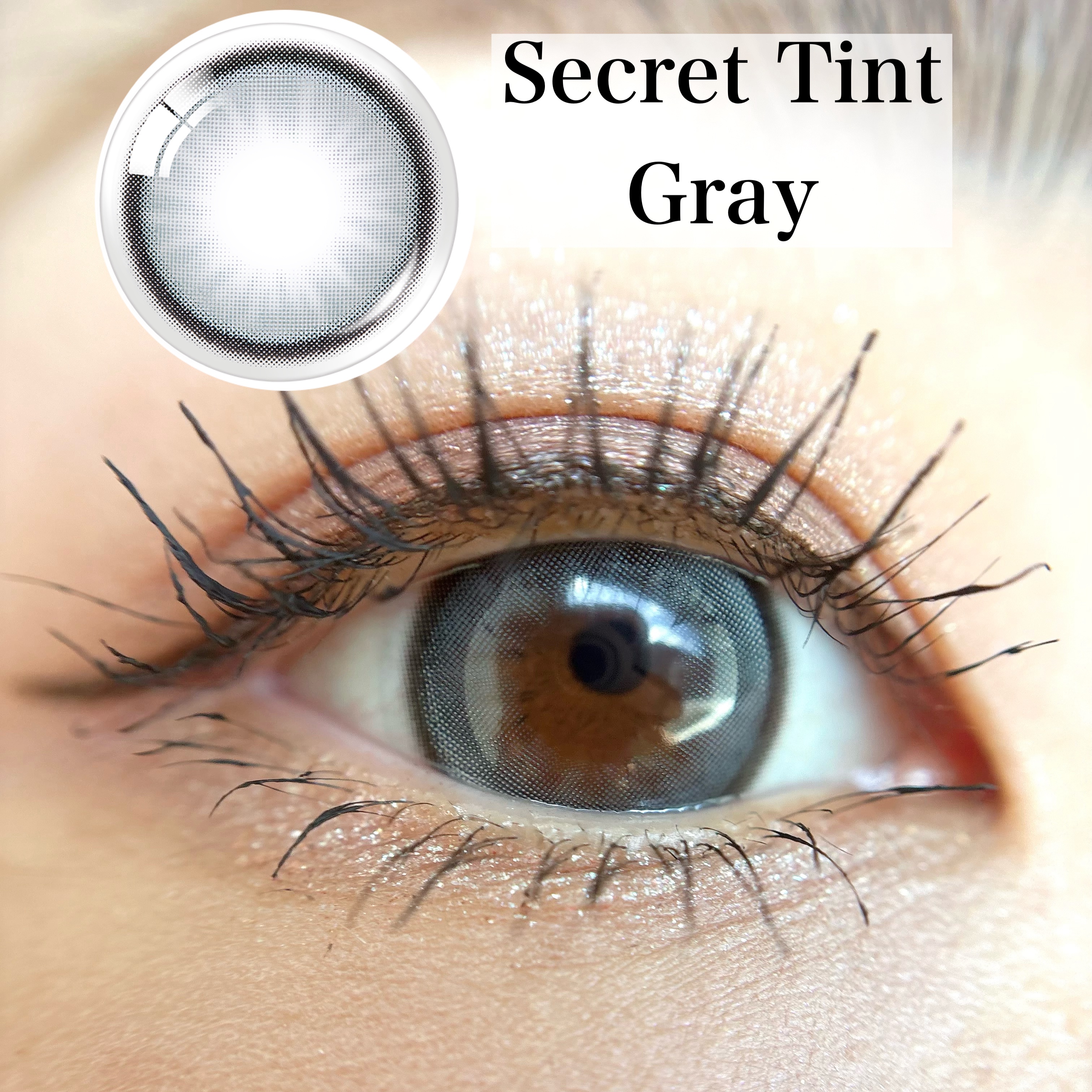 secret tint/OLENS/１ヶ月（１MONTH）カラコンを使ったクチコミ（3枚目）