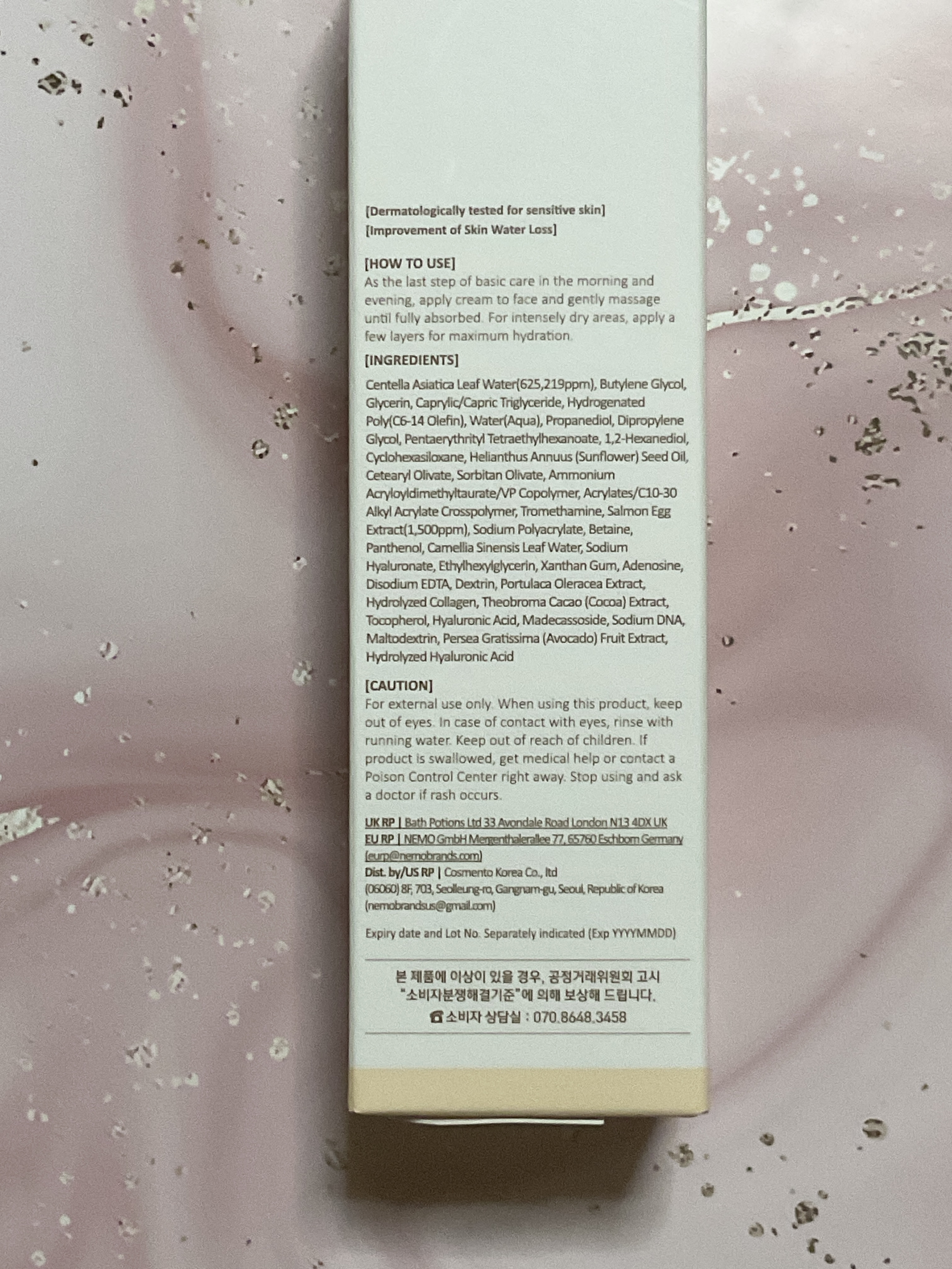 サーモン ケアリング センテラ クリーム /Heve Blue/フェイスクリームを使ったクチコミ（3枚目）