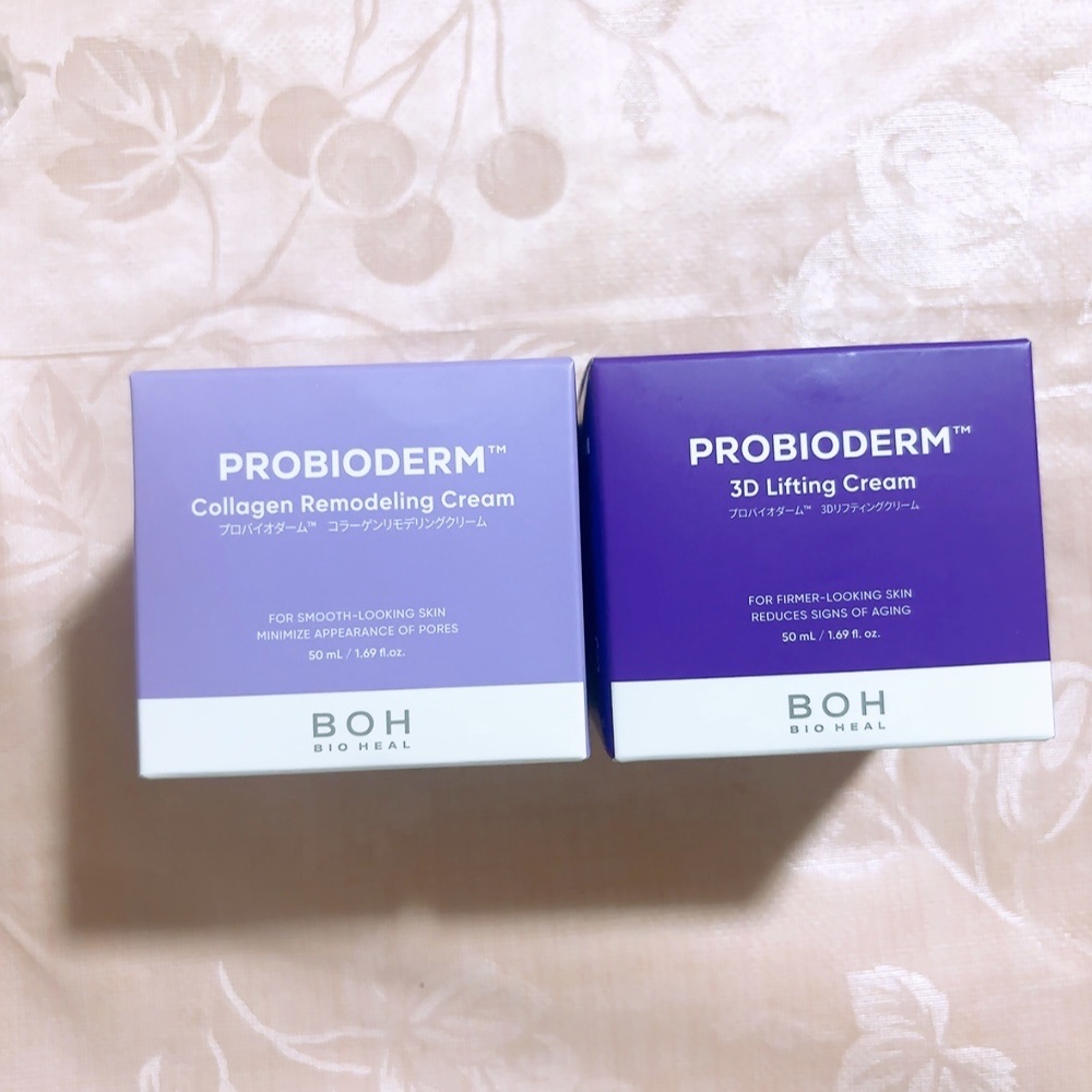 BOH BIO HEAL
PROBIODERM™  プロバイオダーム
3D Lifting Cream  ＆  Collagen                              　　　　　　　　　    Remodeling Cr