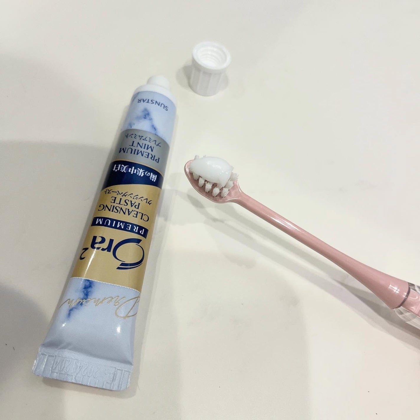 オーラツー プレミアム クレンジングペースト プレミアムミント/オーラツー/歯磨き粉を使ったクチコミ(2枚目)