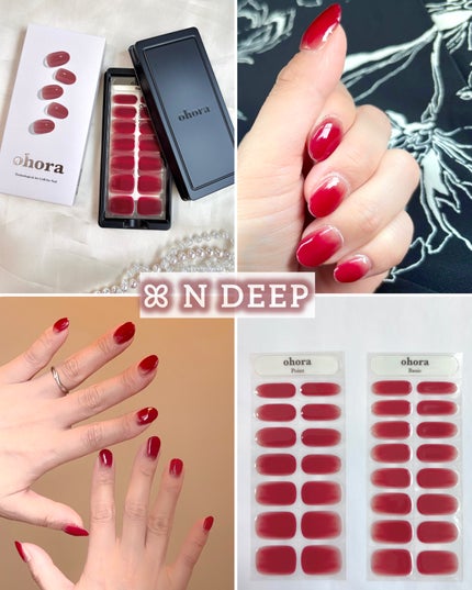 セミキュアジェルネイル(ハンド)/ohora/ネイルシールを使ったクチコミ(6枚目)