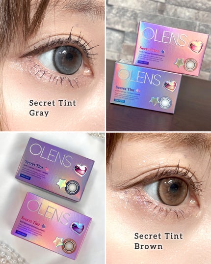 secret tint/OLENS/1ヶ月(1MONTH)カラコンを使ったクチコミ(7枚目)