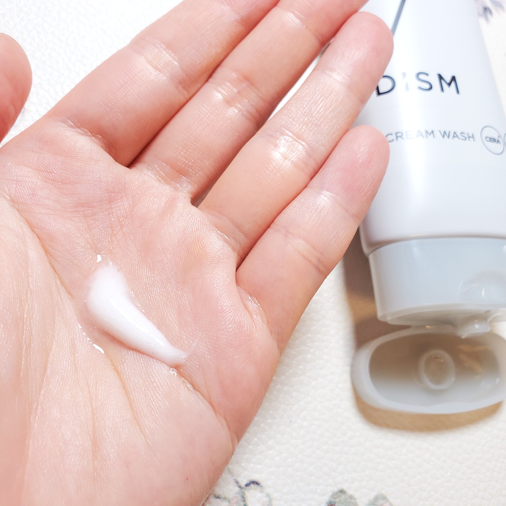 ディズム　クリームウォッシュ/DISM/洗顔フォームを使ったクチコミ（2枚目）