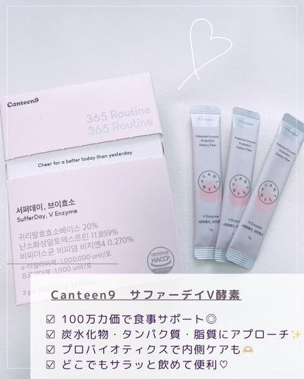 サファーデイ V酵素/canteen9/ボディサプリメントを使ったクチコミ(2枚目)