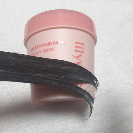 リペアターンジェラートヘアパック バウンシーベリー/リリーイブ/洗い流すヘアトリートメントを使ったクチコミ(5枚目)
