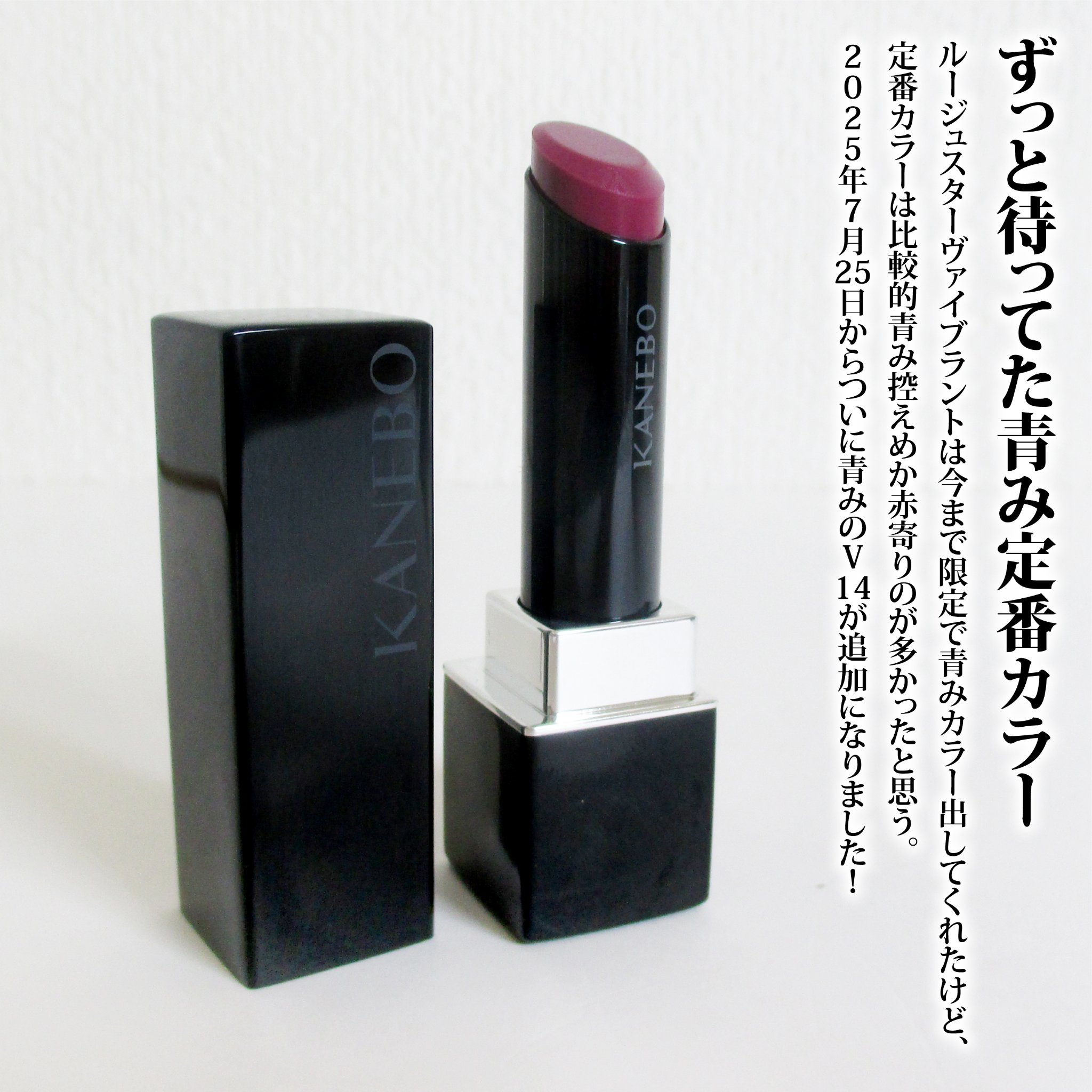 ルージュスターヴァイブラント V14 Berry Confiture/KANEBO/口紅を使ったクチコミ（2枚目）