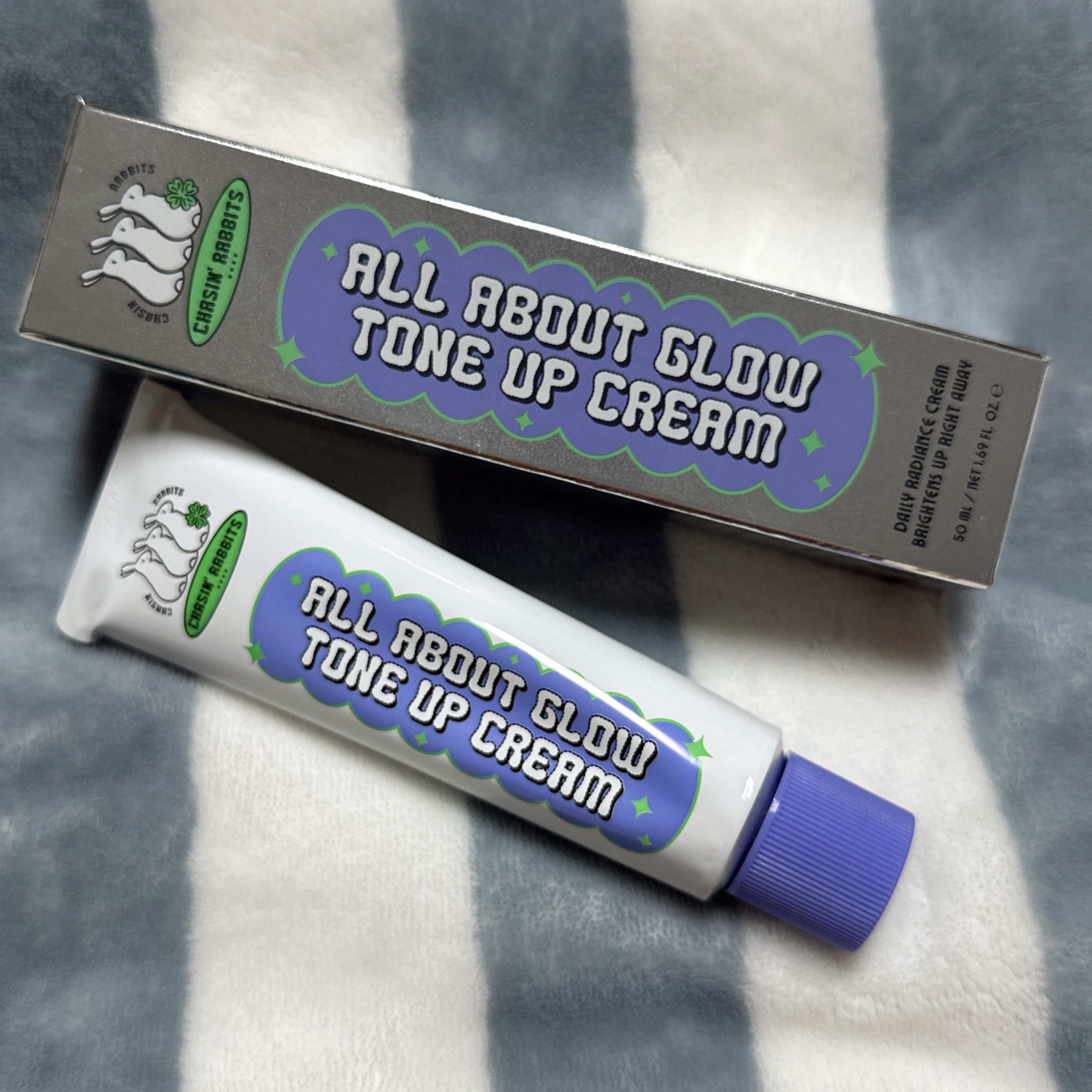 オールアバウトグロウトーンアップクリーム/CHASIN'RABBITS/化粧下地を使ったクチコミ（1枚目）