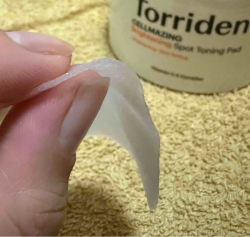 セルメイジング ビタC ブライトニングパッド/Torriden/トナーパッドを使ったクチコミ（3枚目）
