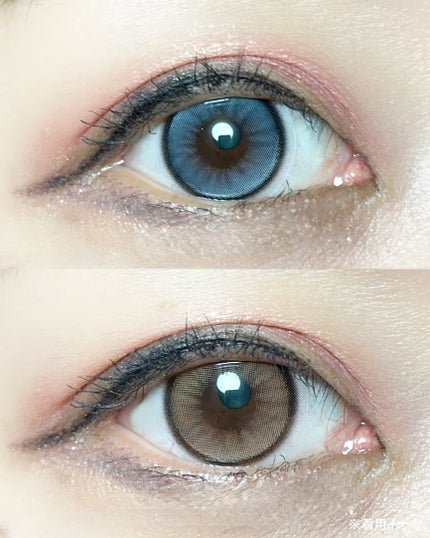 あたりちゃん🤍フォロバ on LIPS 「.・──*──୨୧──*──・OLENS新作!デカ目水光カラコ..」(4枚目)