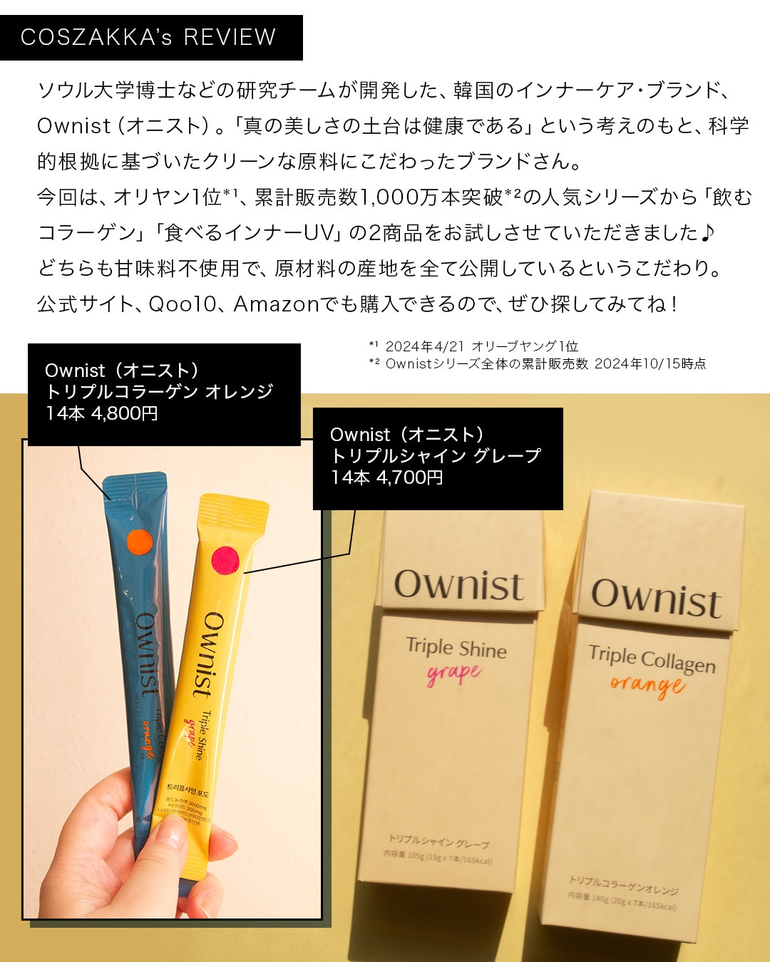 トリプルシャイン グレープ/Ownist/美容サプリメントを使ったクチコミ（2枚目）