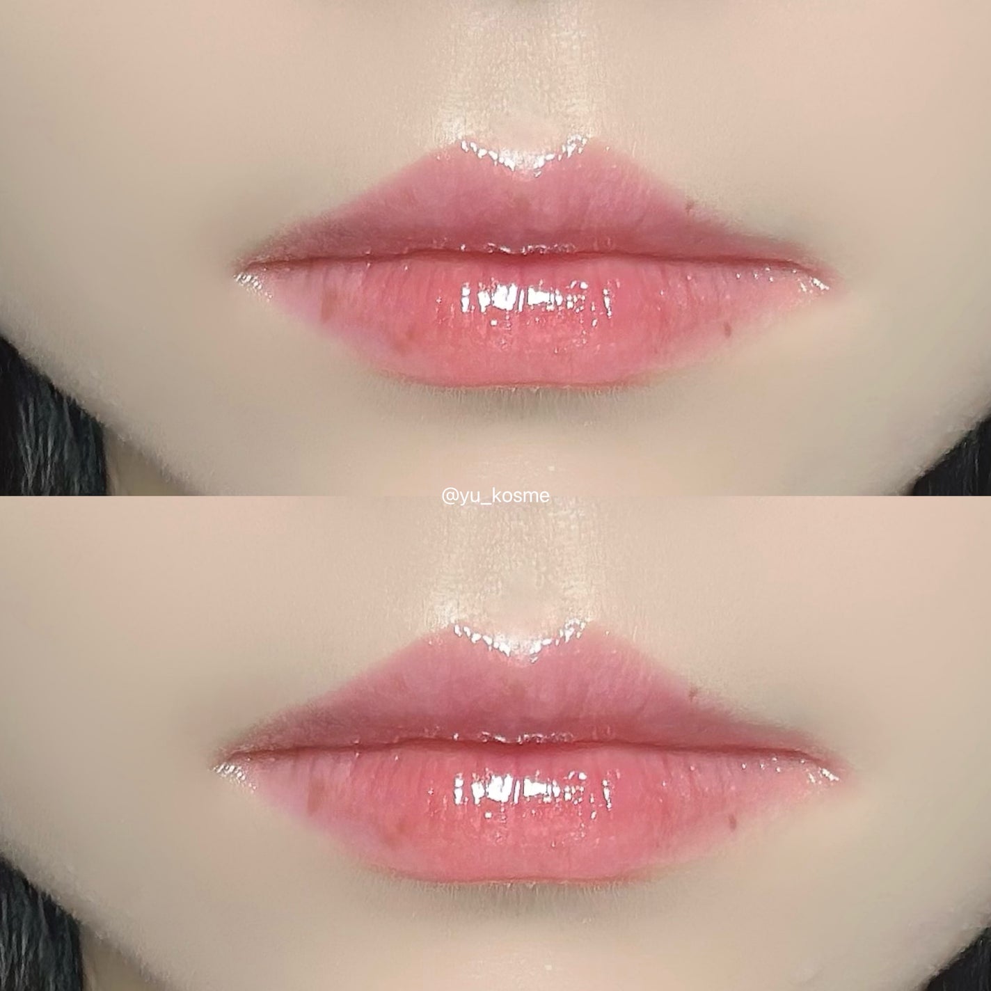 GLOWY TINT BALM/AOU/リップグロスを使ったクチコミ(3枚目)