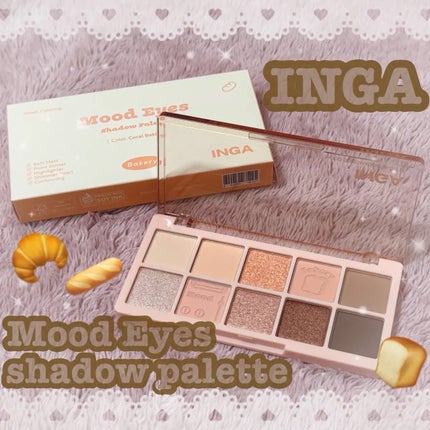 ムードアイズシャドウパレット/INGA/アイシャドウパレットを使ったクチコミ(1枚目)