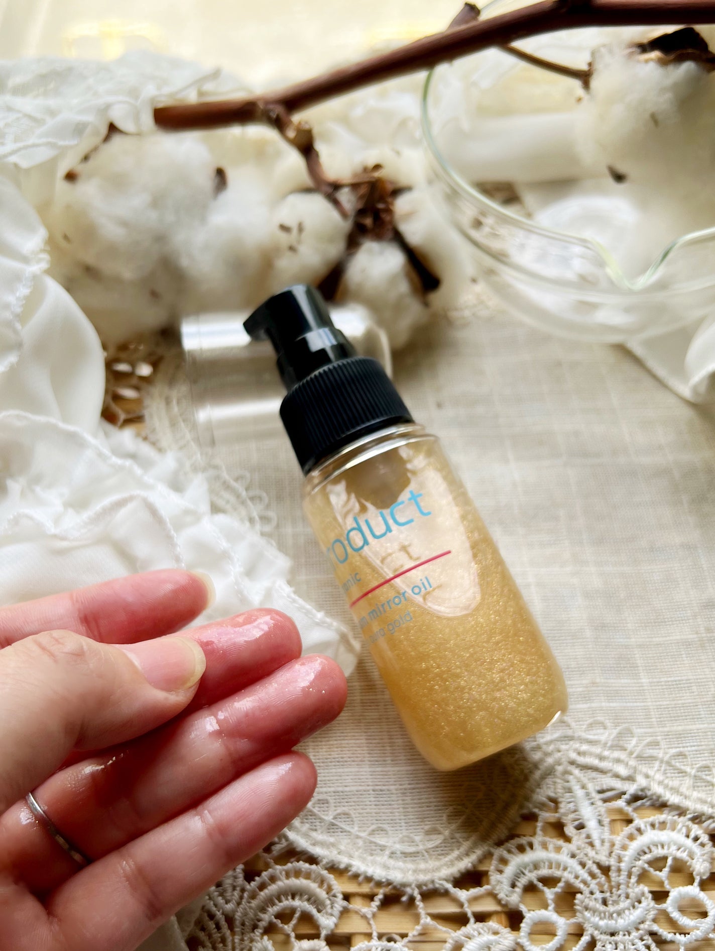 ザ・プロダクト プリズムミラーオイル <ヘアオイル・スキンオイル>/ザ・プロダクト/ヘアオイルを使ったクチコミ(4枚目)