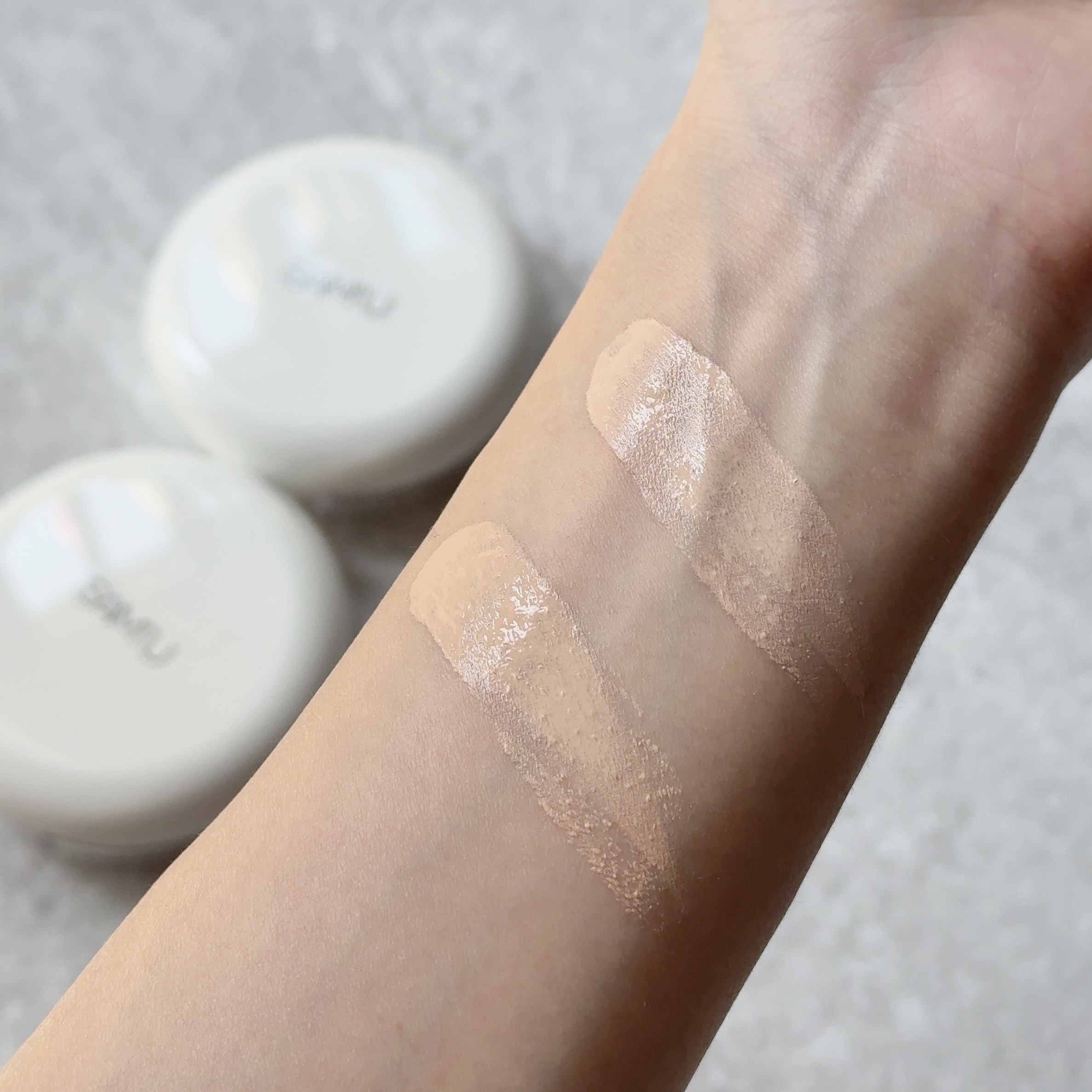 センシティブピュア＆ピュアクッション/SAM'U/クッションファンデーションを使ったクチコミ（3枚目）