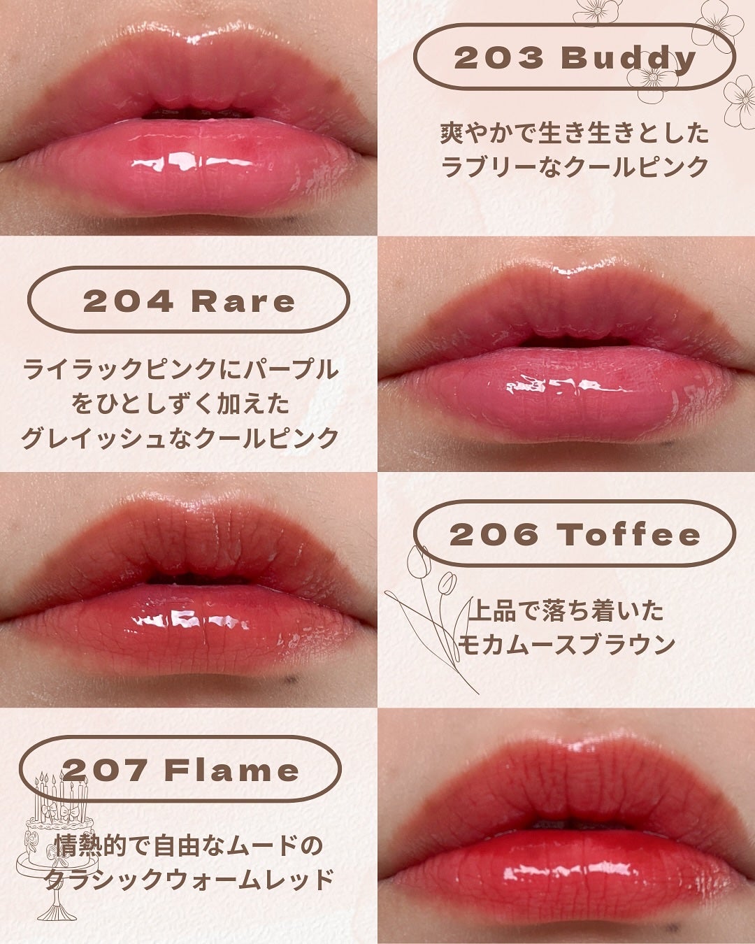 デュー ドロップ ティント/Coralhaze/リップティントを使ったクチコミ(4枚目)