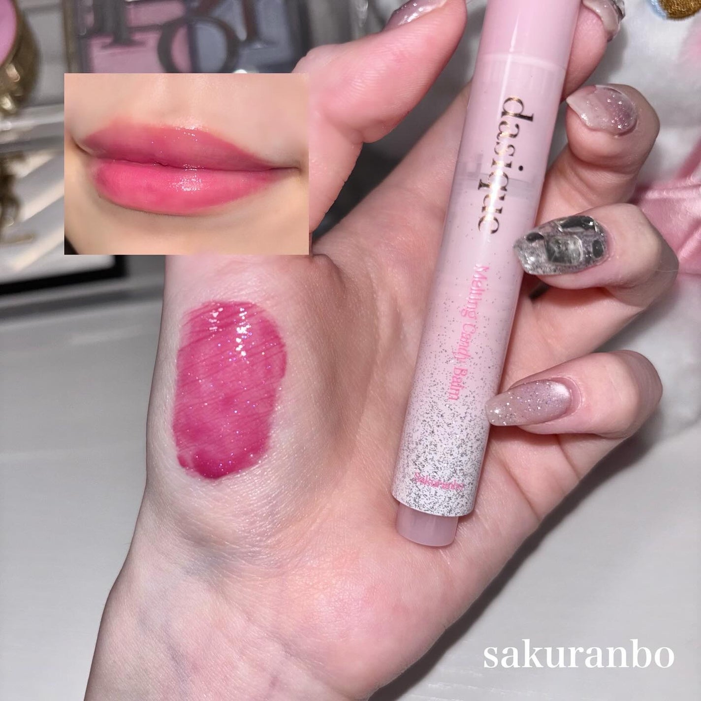 メルティングキャンディーバーム/dasique/口紅を使ったクチコミ(4枚目)