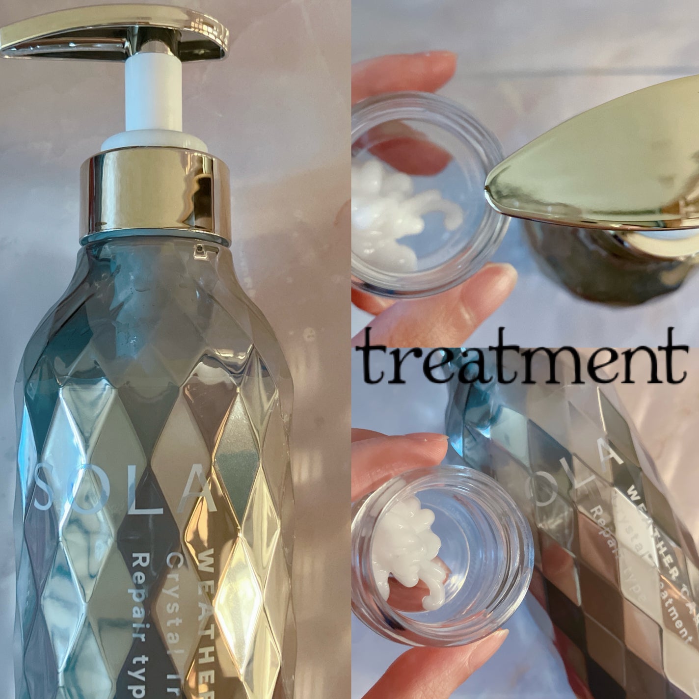 ソラ ウェザーケア クリスタル シャンプー/ヘアトリートメント リペアタイプ/SOLA WEATHER CARE/市販シャンプーを使ったクチコミ(3枚目)