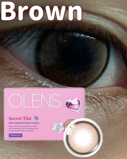 secret tint/OLENS/1ヶ月(1MONTH)カラコンを使ったクチコミ(4枚目)