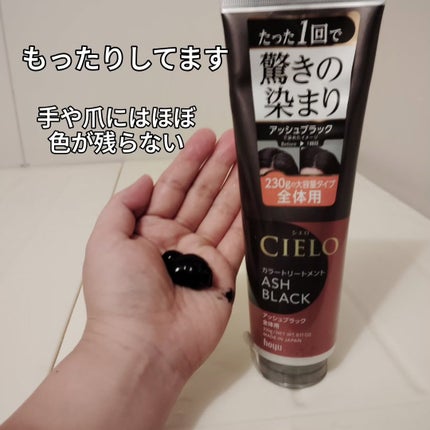 カラートリートメント 全体用 アッシュブラック/CIELO/ヘアカラーの画像