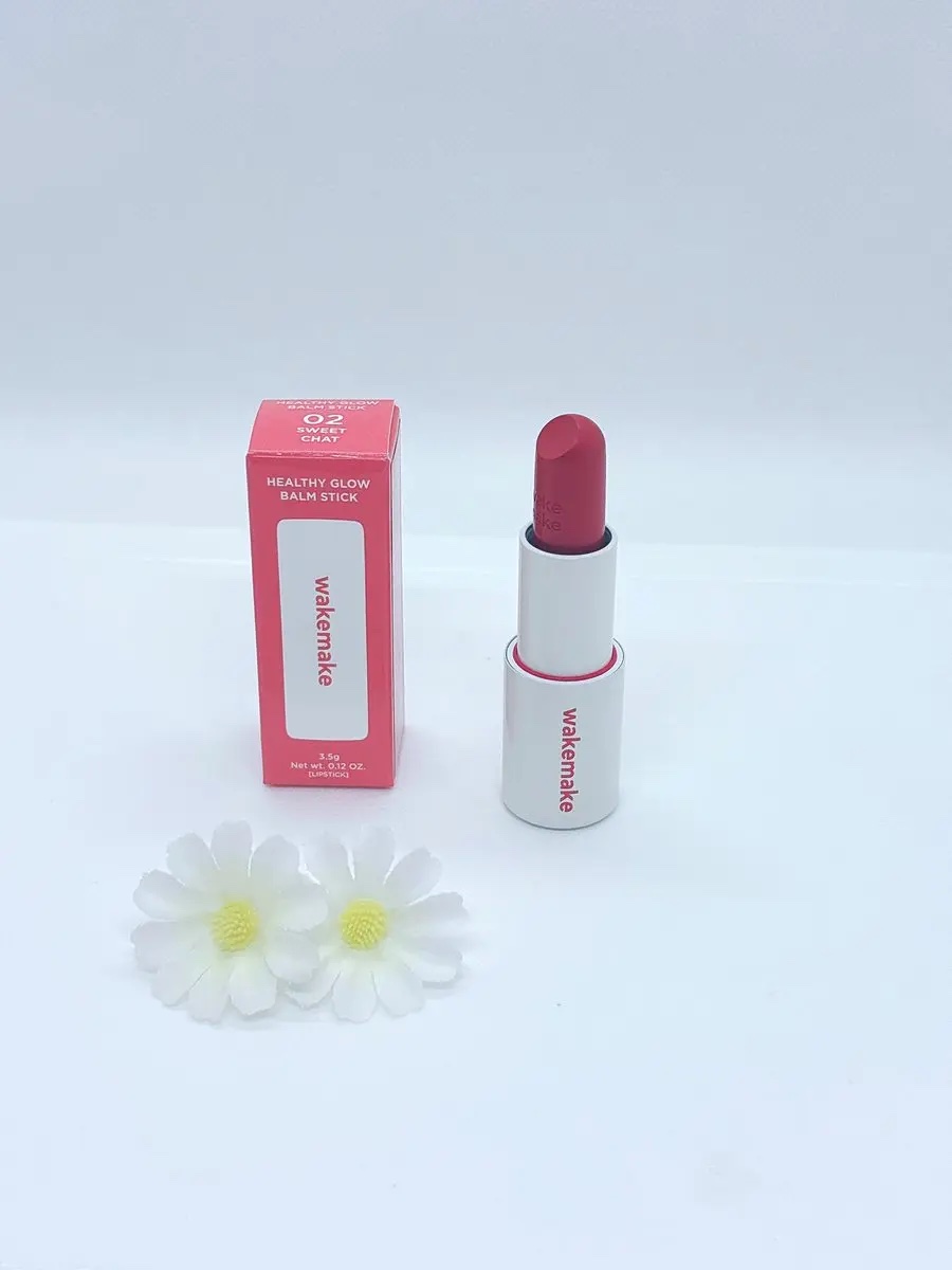 ヘルシーグロウバームスティック/wakemake/口紅を使ったクチコミ（2枚目）
