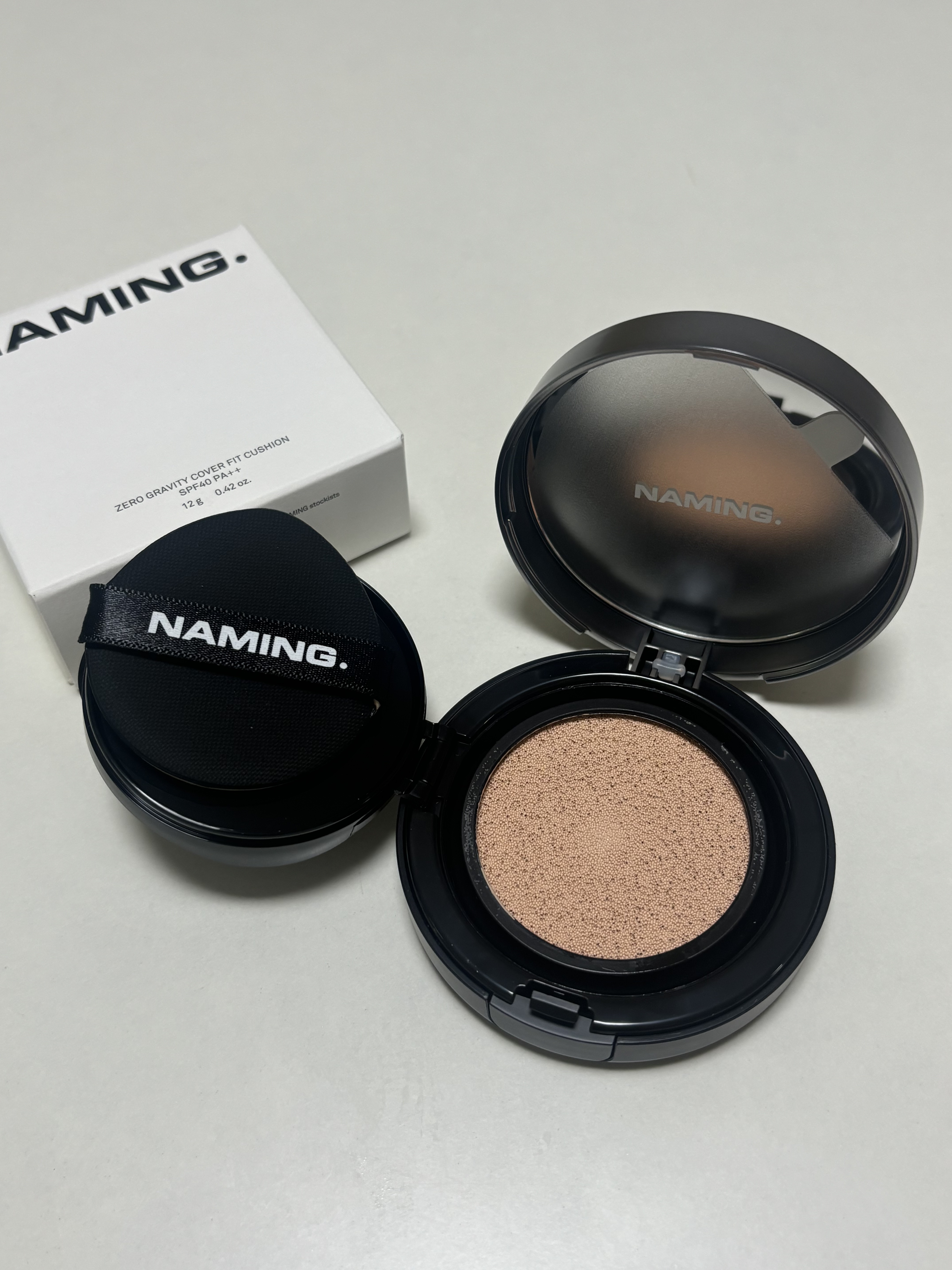 ネーミング ゼログラビティ カバーフィットクッション 21P/NAMING./クッションファンデーションを使ったクチコミ（2枚目）
