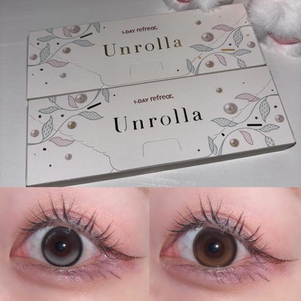 Unrolla 1day ルナンブラウン/Unrolla/ワンデー(1DAY)カラコンの画像