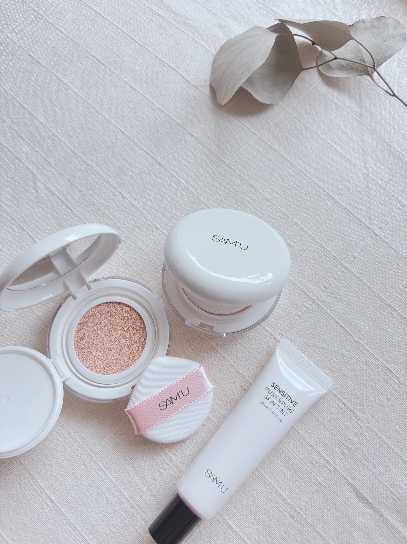 センシティブピュア&ピュアクッション/SAM'U/クッションファンデーションを使ったクチコミ(1枚目)