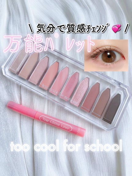 プロタージュアイパレット/too cool for school/アイシャドウパレットを使ったクチコミ(1枚目)