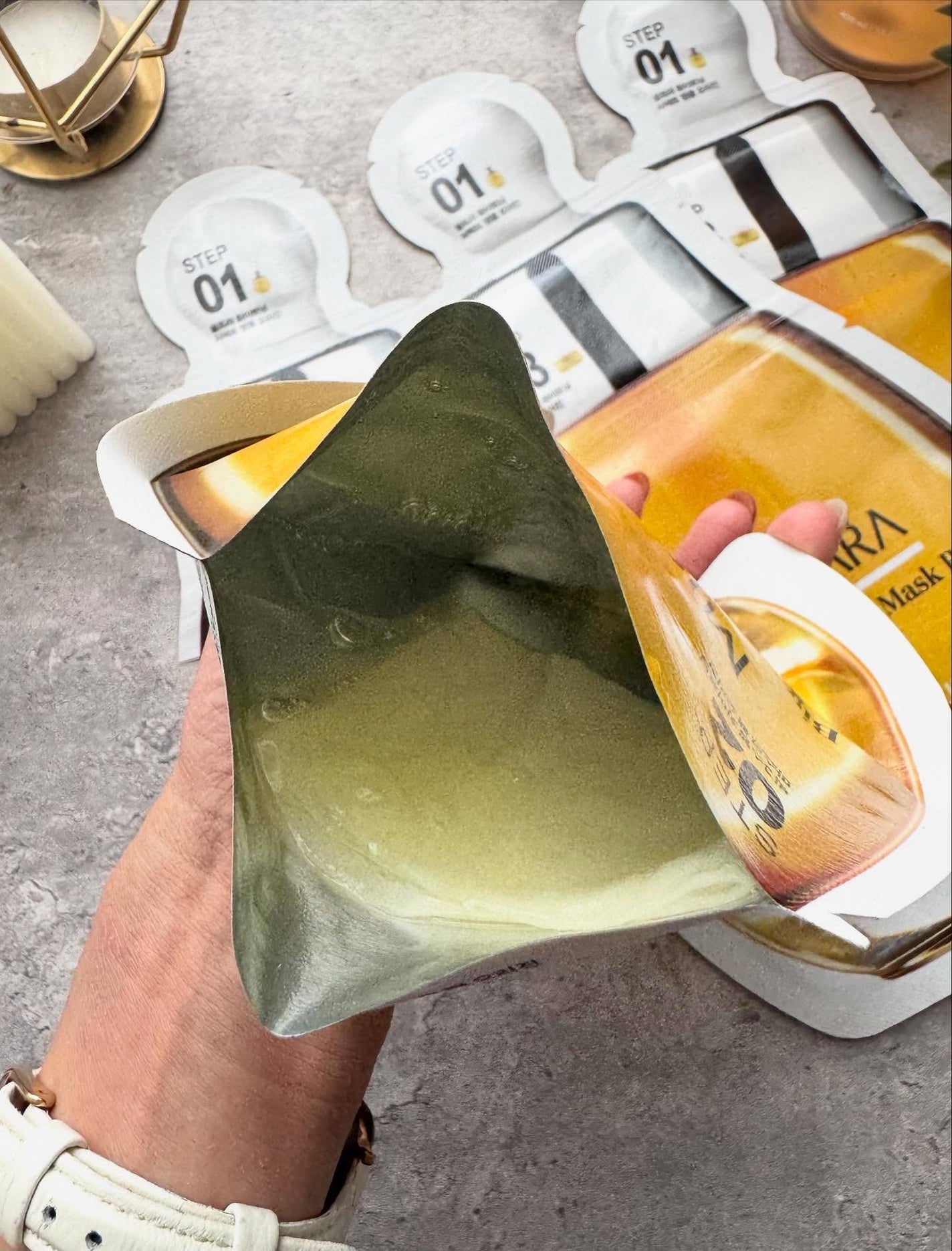 Big3 Step Whitening Mask Pack/MIGUHARA/シートマスク・パックを使ったクチコミ(5枚目)