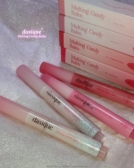 メルティングキャンディーバーム/dasique/口紅を使ったクチコミ(5枚目)