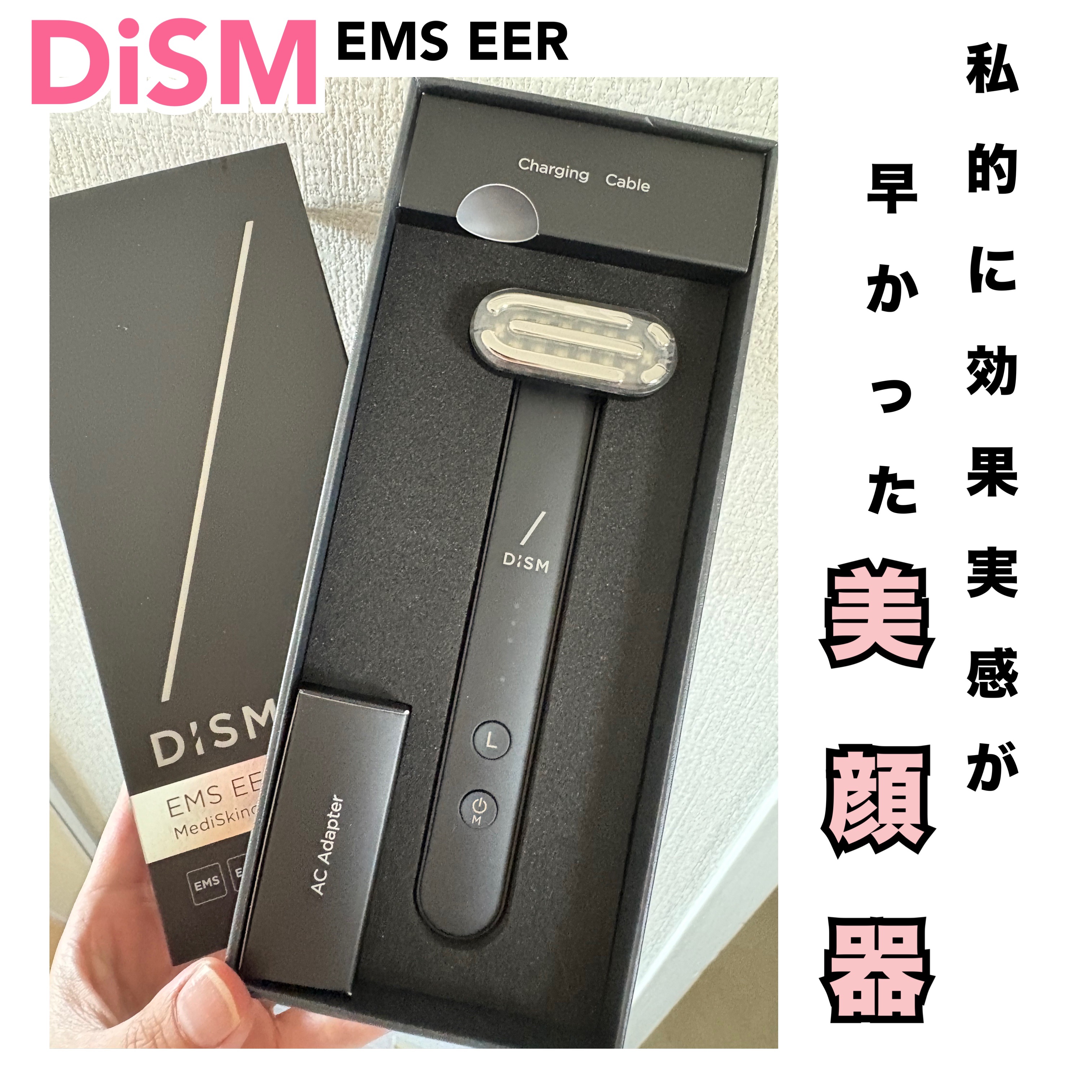 試してみた】DISM ディズム EMS EER メディスキンケアデバイスのリアル