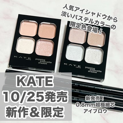 ケイト ポッピングシルエットシャドウ/KATE/アイシャドウパレットを使ったクチコミ(1枚目)
