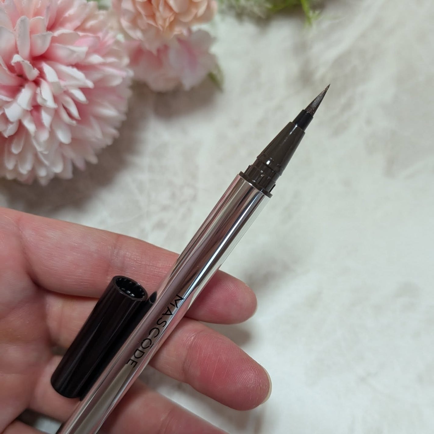 マスコード スリークリキッド アイライナー /MASCODE/リキッドアイライナーを使ったクチコミ(4枚目)