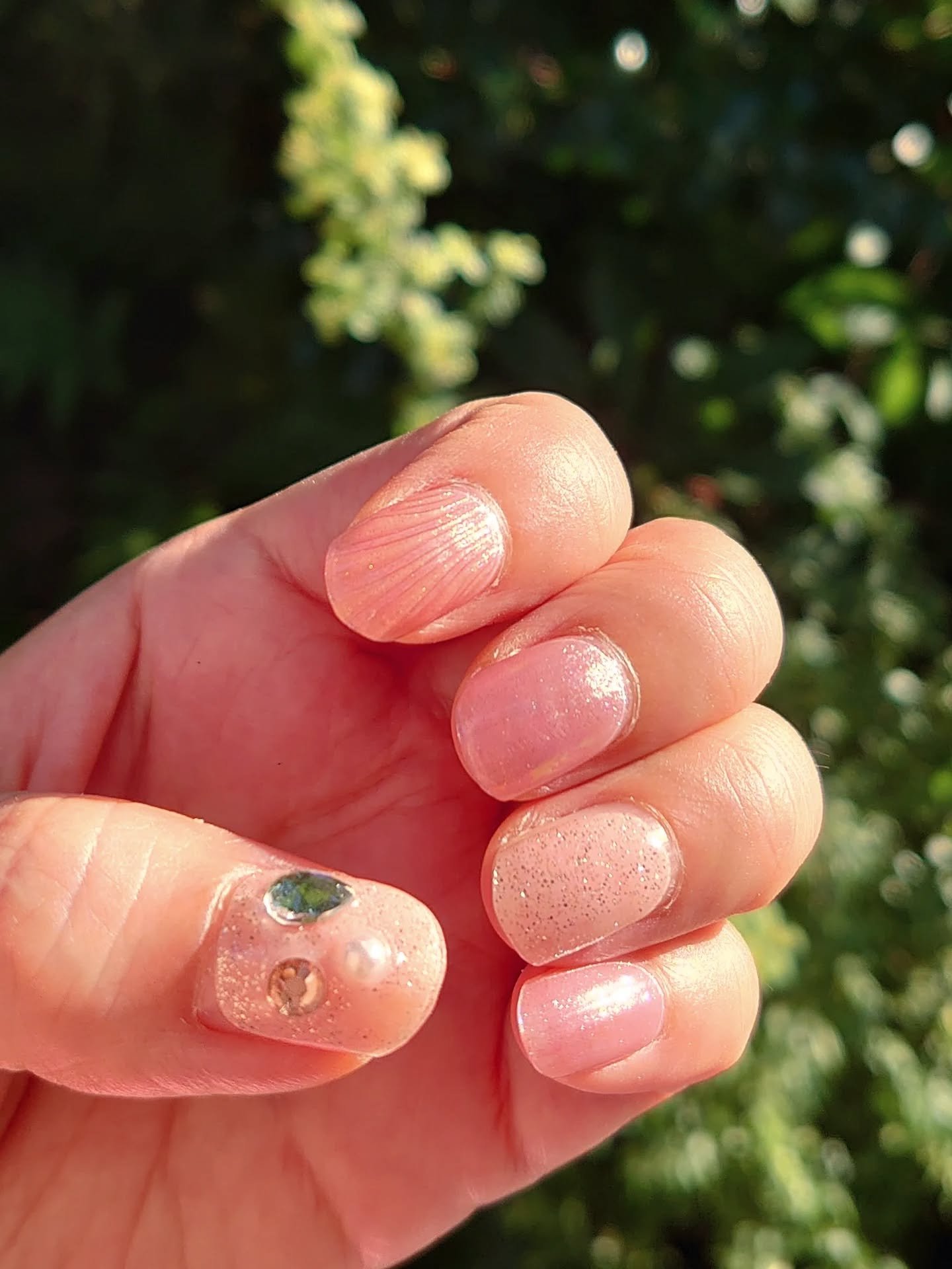 セミキュアジェルネイル（ハンド）/ohora/ネイルシールを使ったクチコミ（1枚目）