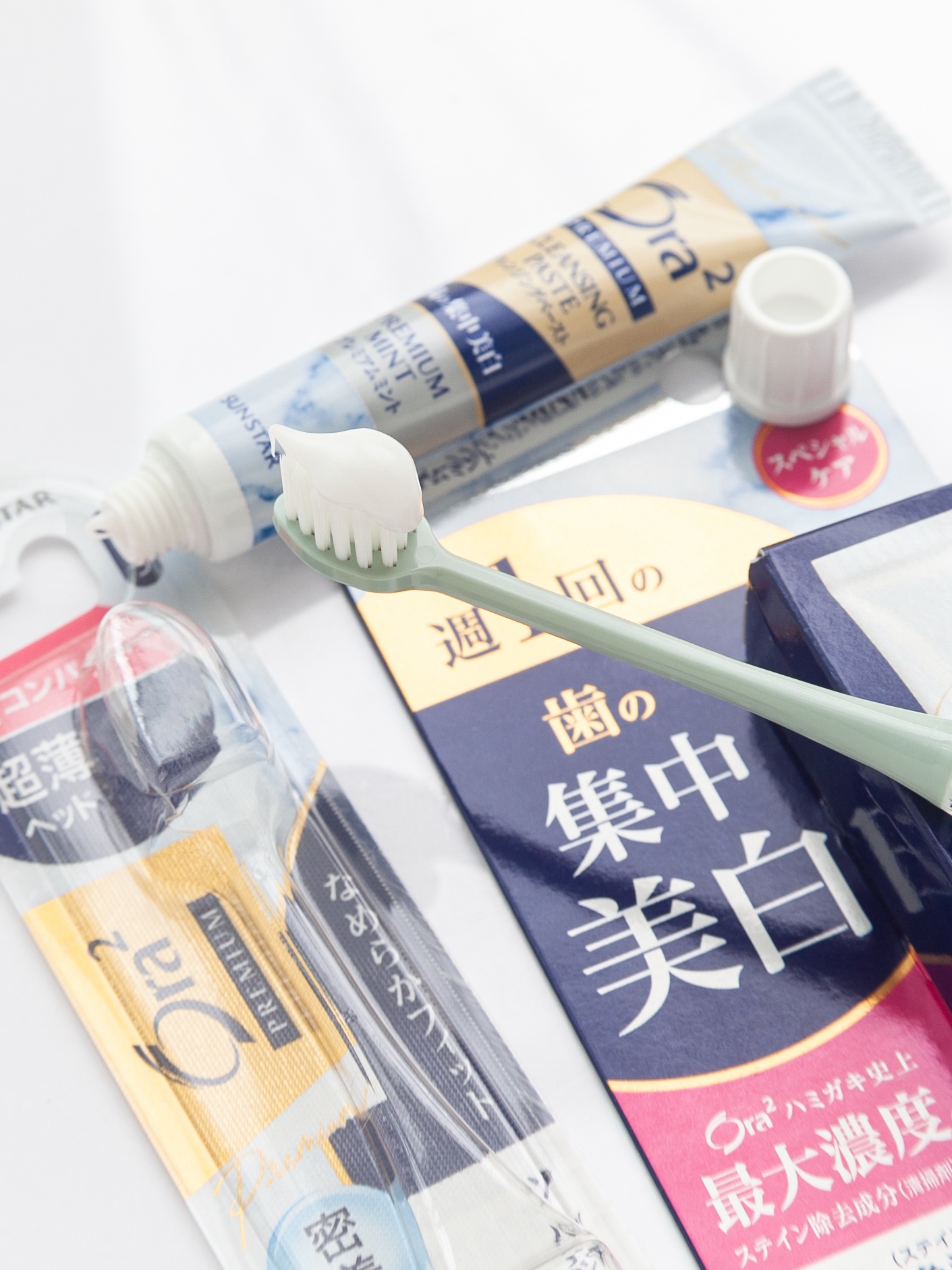 オーラツー プレミアム クレンジングペースト  プレミアムミント/オーラツー/歯磨き粉を使ったクチコミ（2枚目）