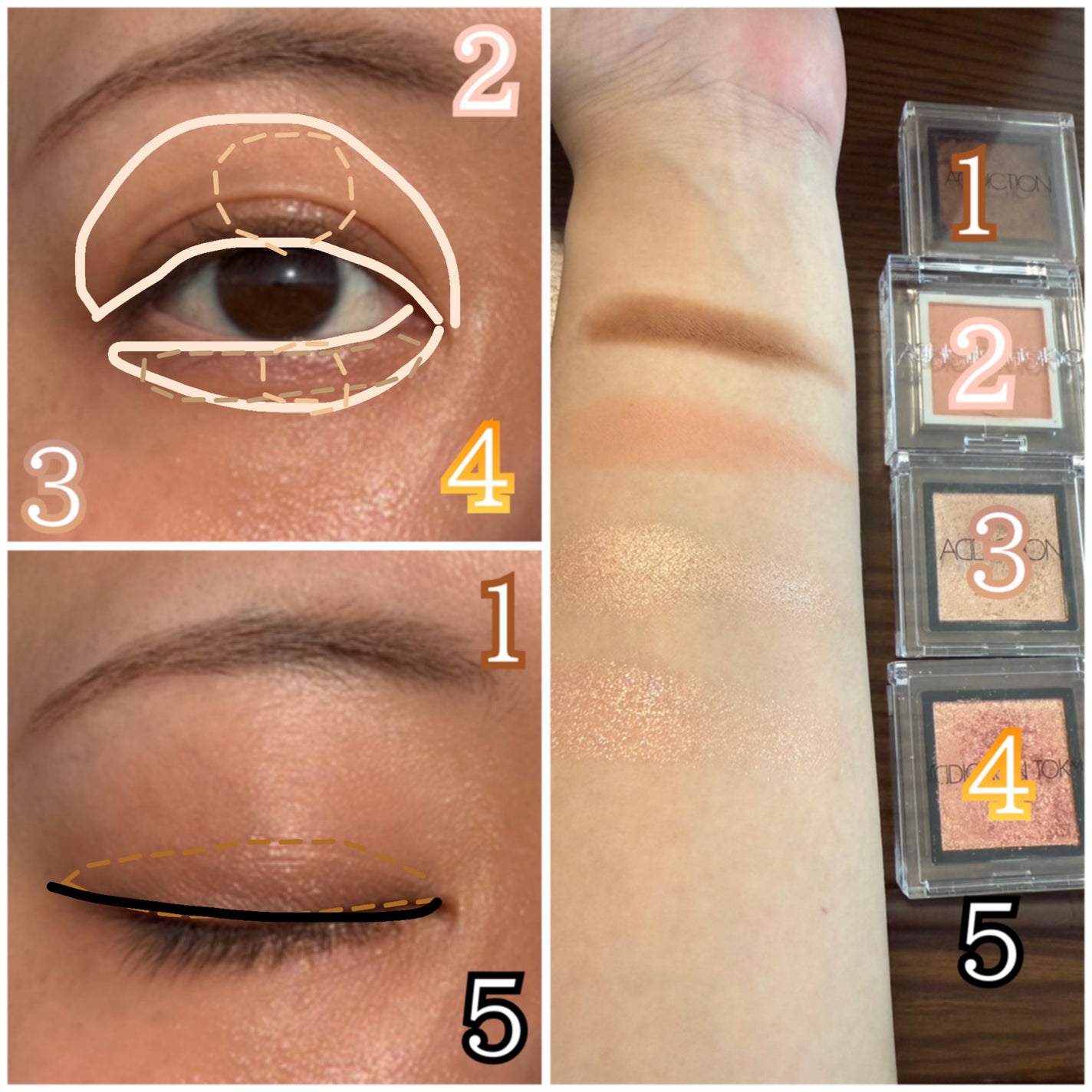 アディクション ザ アイシャドウ スパークル/ADDICTION/単色アイシャドウを使ったクチコミ(3枚目)