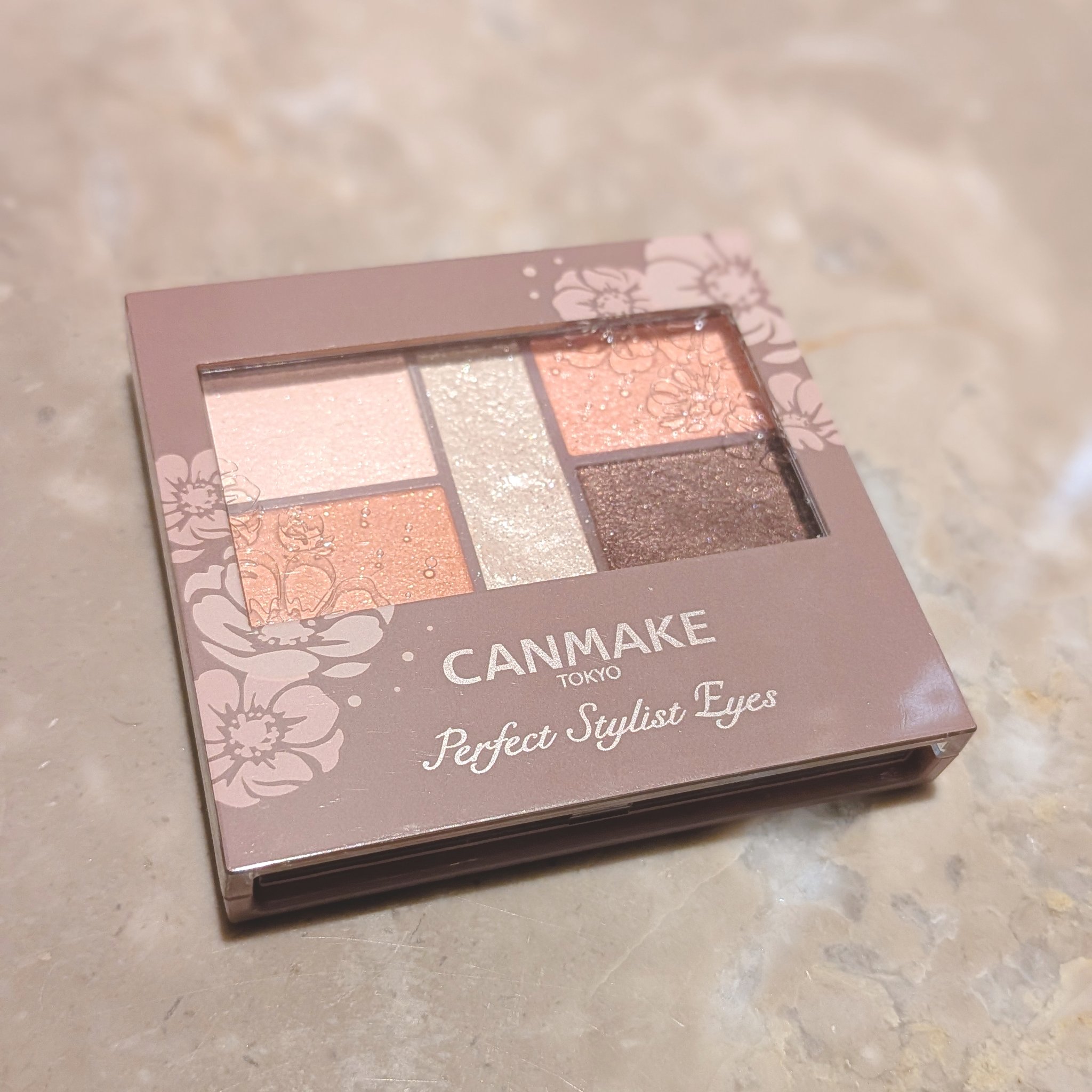 パーフェクトスタイリストアイズ 22 アプリコットピーチ/キャンメイク/アイシャドウパレットを使ったクチコミ（1枚目）