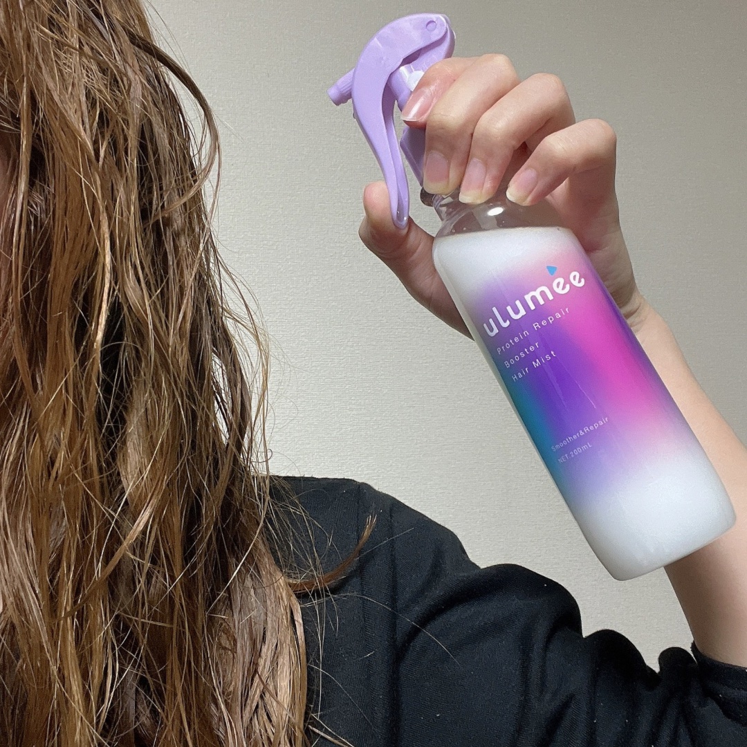 プロテインリペア ブースターヘアミスト/ulumee/ヘアミストを使ったクチコミ（3枚目）