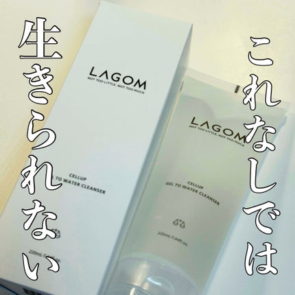 ラゴム ジェルトゥウォーター クレンザー(朝用洗顔)/LAGOM /その他洗顔料を使ったクチコミ(1枚目)