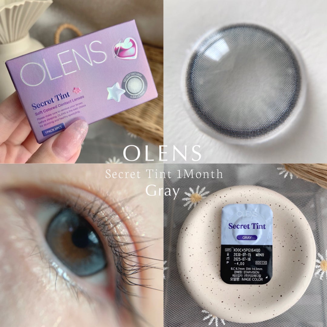 secret tint/OLENS/1ヶ月(1MONTH)カラコンを使ったクチコミ(1枚目)