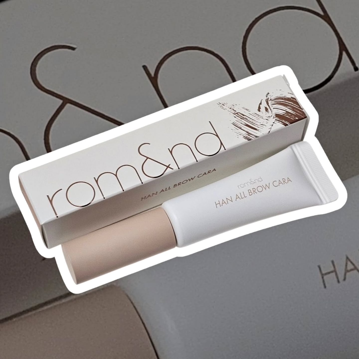 ハンオールブロウカラ/rom&nd/眉マスカラを使ったクチコミ（1枚目）