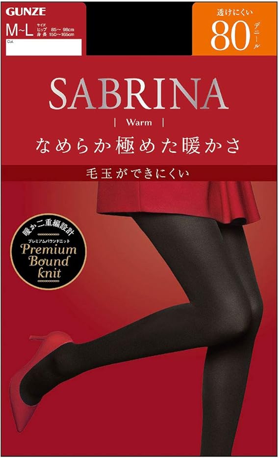 SABRINA ウォームタイツ80デニール