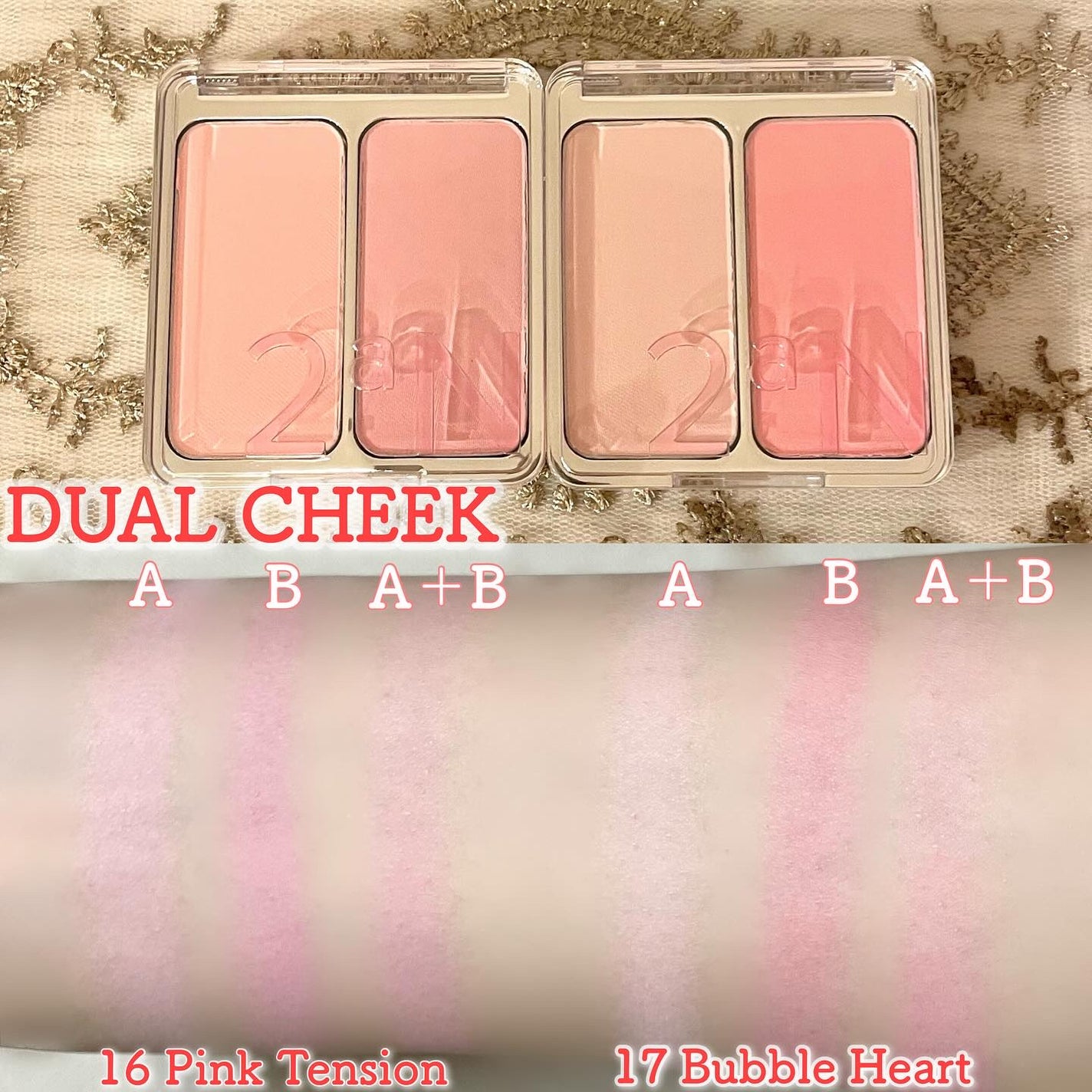 デュアルチーク/2aN/パウダーチークを使ったクチコミ(2枚目)