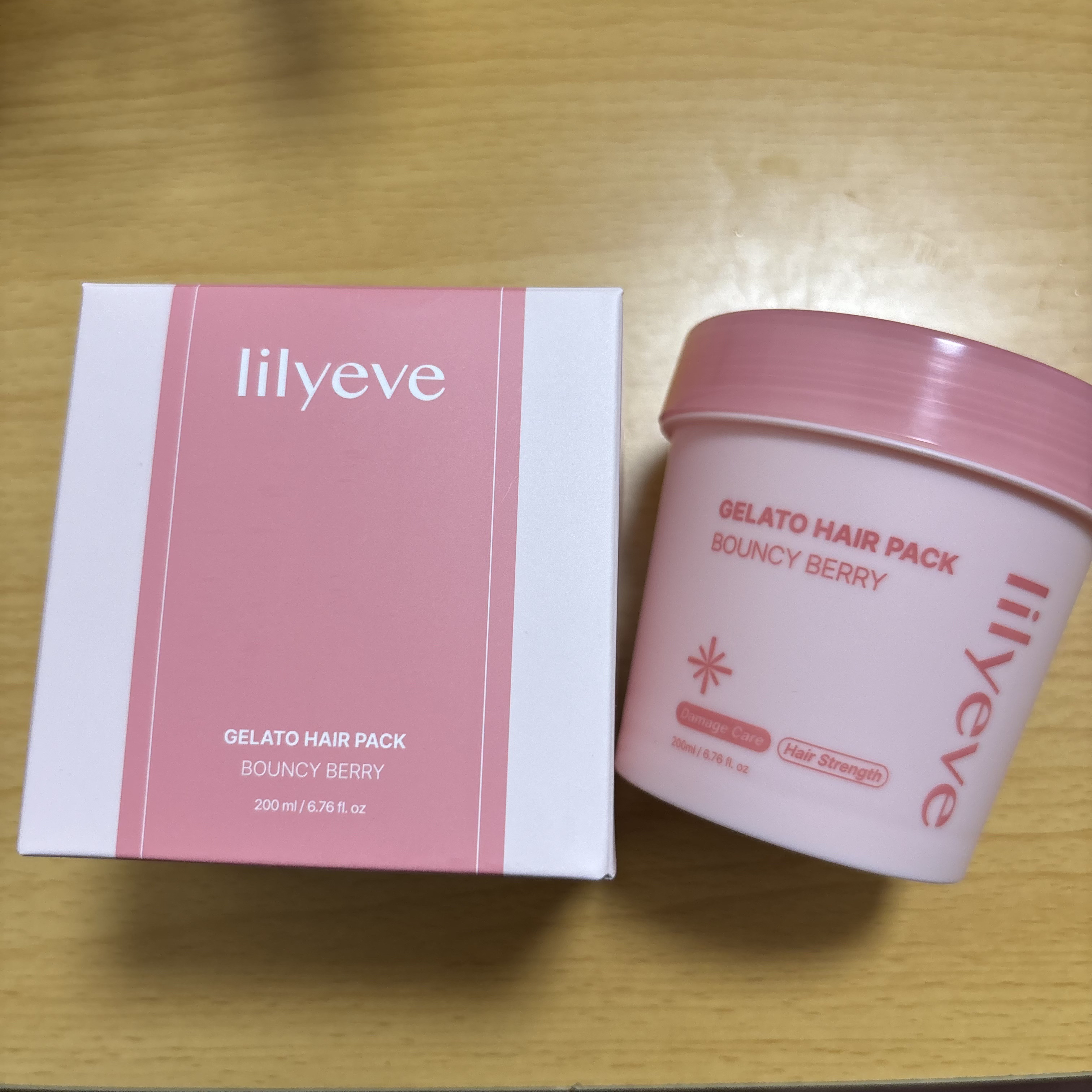 リペアターンジェラートヘアパック バウンシーベリー/リリーイブ/洗い流すヘアトリートメントを使ったクチコミ（1枚目）