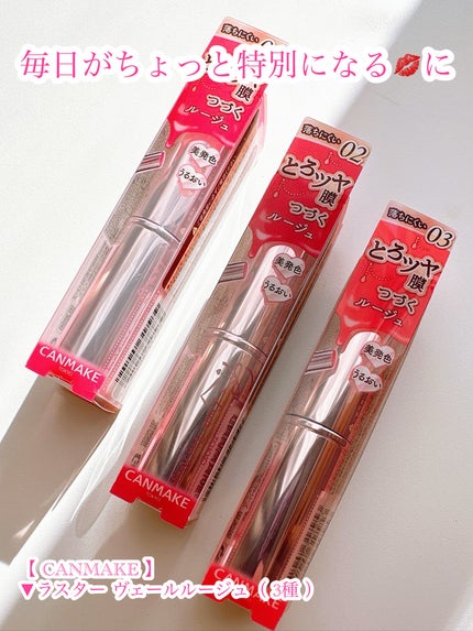 ラスターヴェールルージュ/キャンメイク/口紅を使ったクチコミ(8枚目)